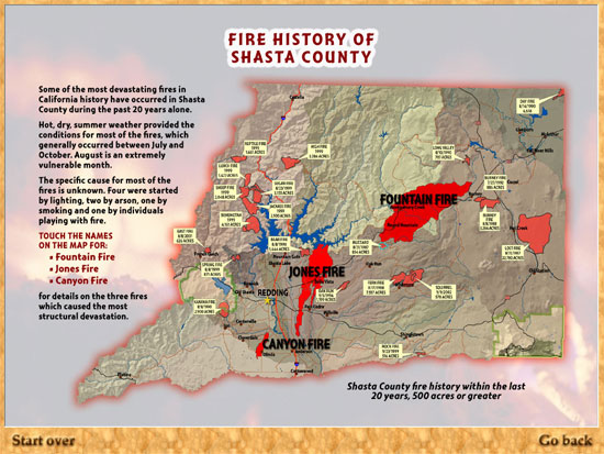 Shasta County Fire Map – Map Vector
